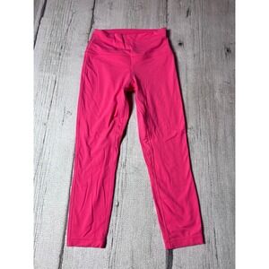 Lululemon Wunder Under High-Rise Crop 21 Pink Luxtreme Leggings LW6BWSS Womens 6